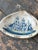 Blue Vintage Folk Art Hand-Painted "Us Eagle c.g." Clam Shell, Circa 1950s For Sale - Image 8 of 10