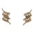 Vintage 1964 Napier Book Piece Faux-Pearl Clip Earrings- 2 Pieces For Sale