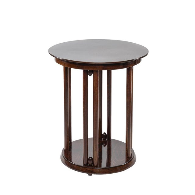 Wood Model Bat Table by Josef Hoffmann and Gustav Siegel for Gebrüder Thonet, 1912 For Sale - Image 7 of 12