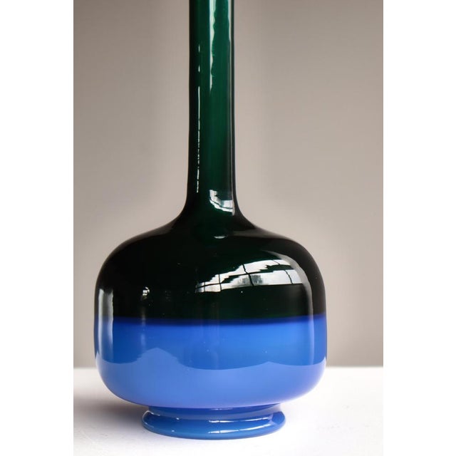 Venini Vintage Italian Art Glass Bottle by Gio Ponti for Venini, 1950s For Sale - Image 4 of 15