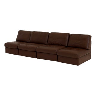Modular Sofa by Jonathan De Pas, Donato Durbino and Paolo Lomazzi for Zanotta, 1970s, Set of 4 For Sale