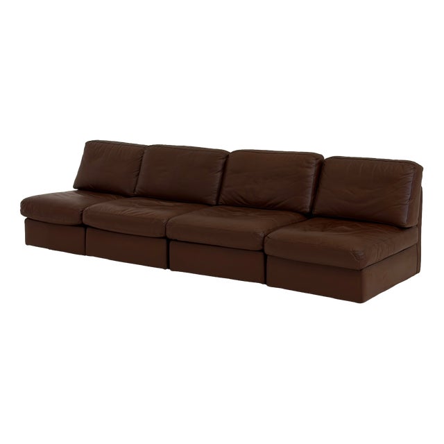 Modular Sofa by Jonathan De Pas, Donato Durbino and Paolo Lomazzi for Zanotta, 1970s, Set of 4 For Sale