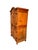 1980s Rustic Solid Pine Storage Armoire With Wrought Iron Accents, Mexico For Sale - Image 4 of 13