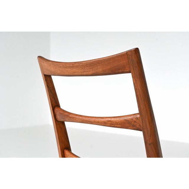 Model Lis Dining Chairs in Rosewood by Niels Koefoed for Koefoeds Møbelfabrik, 1960s, Set of 4 For Sale - Image 14 of 18