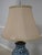 Chinese Vintage Chinese Willow Blue & White Porcelain Vase Lamp For Sale - Image 3 of 13