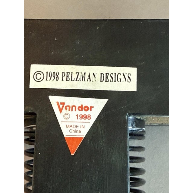 Vandor Pelzman Designs Cast Resin 35 Mm Camera Letter Card Holder Organizer Vintage For Sale - Image 9 of 13