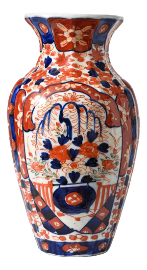 Antique Japanese Imari Porcelain Vase, 1890s