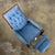 Mid to Late 20th Century Neoclassic Reclining Armchair Blue Chenille Fabric by Burris Industries For Sale - Image 9 of 18
