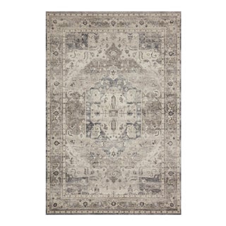 Loloi Rugs Hathaway Grey/Brown/Ivory 7'-6" x 9'-6" Area Rug For Sale