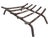 Mid-Century Modern Mid 20th Century Iron Fireplace Grate For Sale - Image 3 of 9
