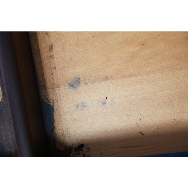 1950s Attributed to Finn Juhl for Baker Coffee Cocktail Table Two Tone Birch and Walnut For Sale - Image 15 of 15