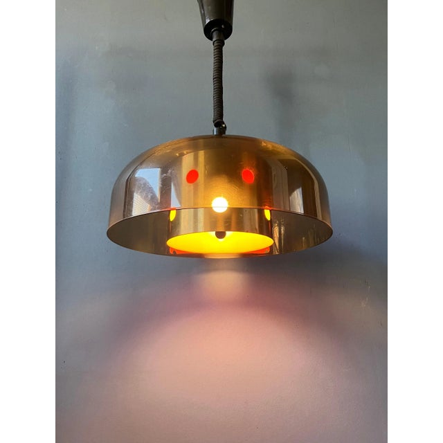 Mid-Century Space Age Pendant Lamp from Herda, 1970s For Sale - Image 3 of 11