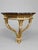 18th Century Italian 18th Century Parcel-Gilt Rococo Demilune Console With Hoof Feet For Sale - Image 5 of 10