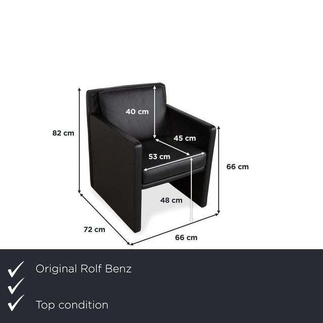 With this rolf benz ego, you're bringing a true classic of german design history into your home, a model that embodies...