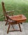 Mid 20th Century Mid 20th Century Vintage Walnut Pennsylvania Windsor Writing Chair With Two Drawers For Sale - Image 5 of 18