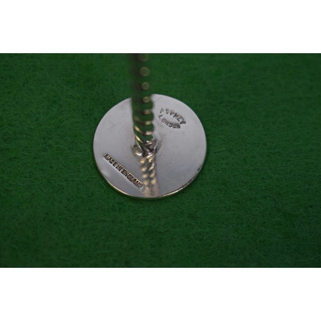 Traditional Mid 20th Century Asprey & Co London Silver Plate Cocktail Stirrer/ Muddler For Sale - Image 3 of 3