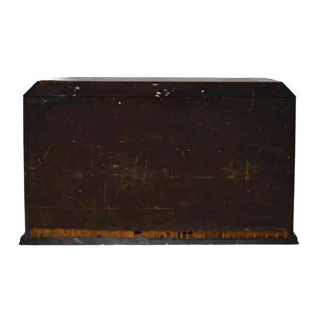 Wood Chinese Carved Medallion Sideboard Cabinet For Sale - Image 7 of 12