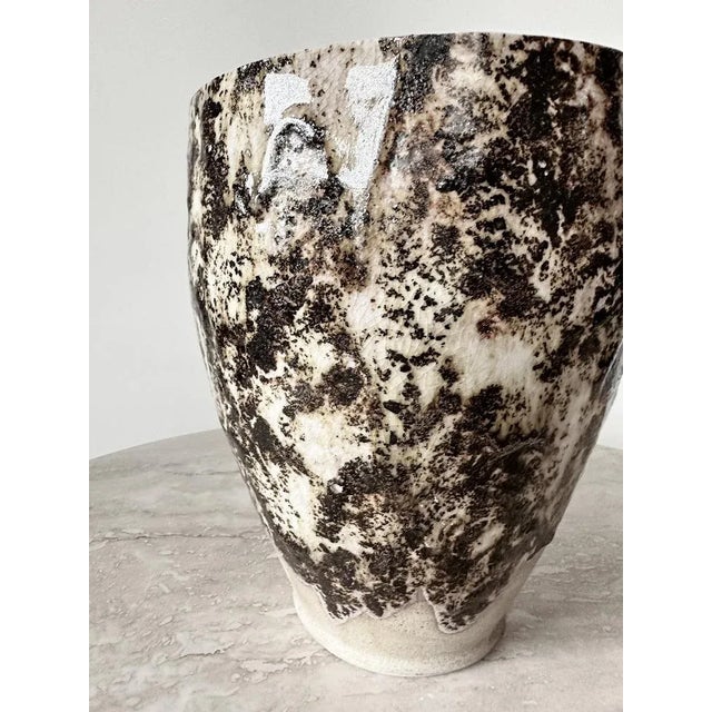 Mid-Century Modern Vintage Eva Bod Ceramic Vase, 1980s For Sale - Image 3 of 7