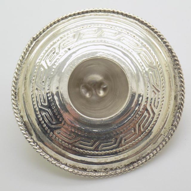 Silver Vintage Mexican Handmade Genuine Sterling Silver 925 Traditional Sombrero Hat Figurine by Unknown for Unknown, 1970s For Sale - Image 8 of 14