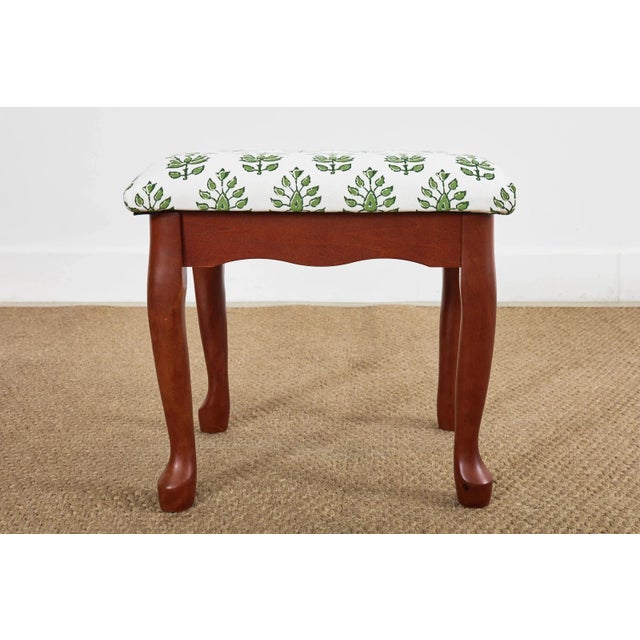 English Country English Style Wooden Footstool For Sale - Image 3 of 11