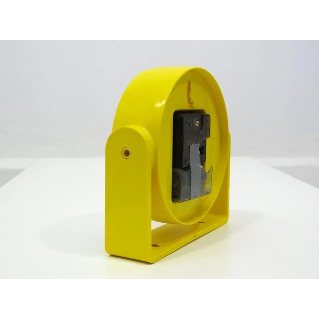 Plastic Clock from Die Hausuhr Gelb, 1970s For Sale - Image 7 of 12