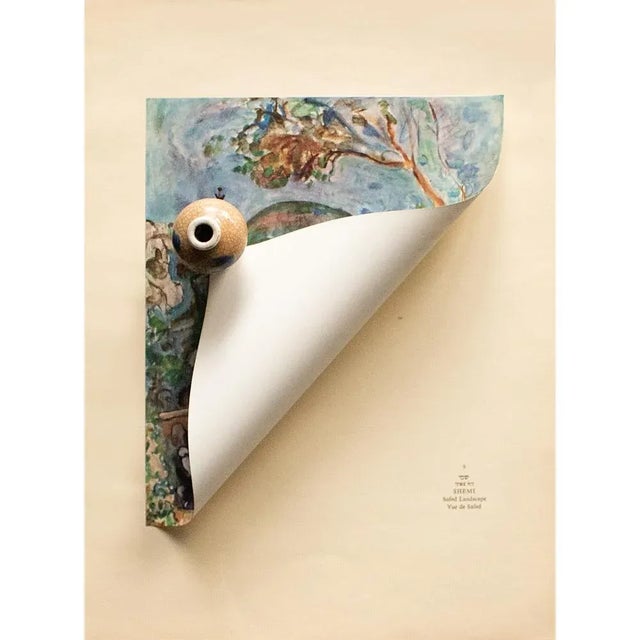 1953 Menahem Shemi "Safed Landscape", Original Period Israel Photogravure For Sale - Image 4 of 8