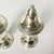 Metal Vintage Hollywood Regency Chippendale Sterling Weighted Salt & Pepper Shakers - A Pair. For Sale - Image 7 of 9