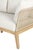 Cypress Teak Wood 2-Piece Left Arm Chaise Outdoor Sectional - Beige For Sale - Image 10 of 13