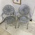 Gray 1930’s Francois Carre Sunburst Garden Arm Chairs - a Pair For Sale - Image 8 of 10