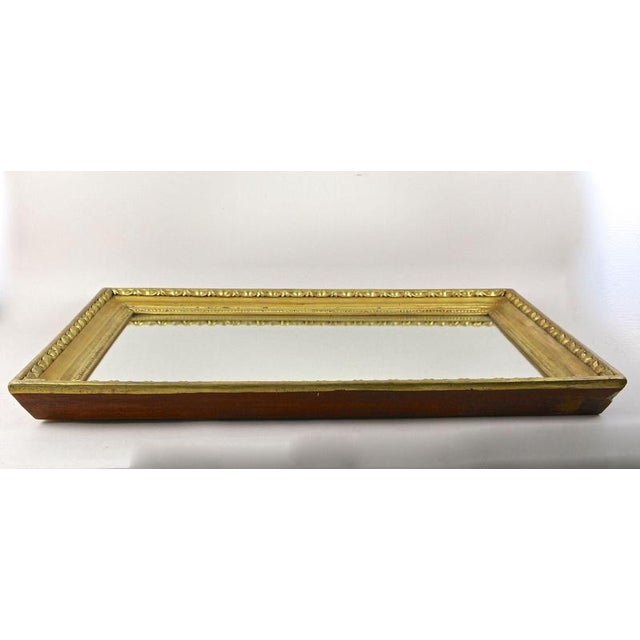 Biedermeier Gilt Wall Mirror with Bulls Eye Bars, Austria, 1830s For Sale - Image 13 of 18