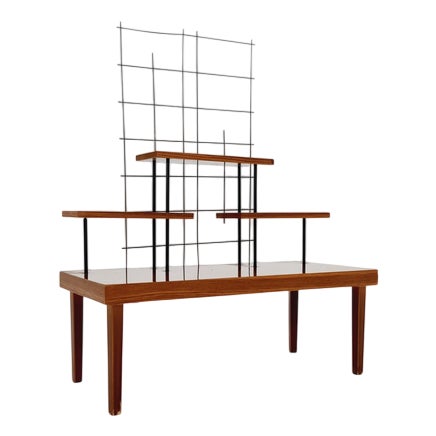 Large Mid-Century German Minimalist Plant Stand, 1950s For Sale