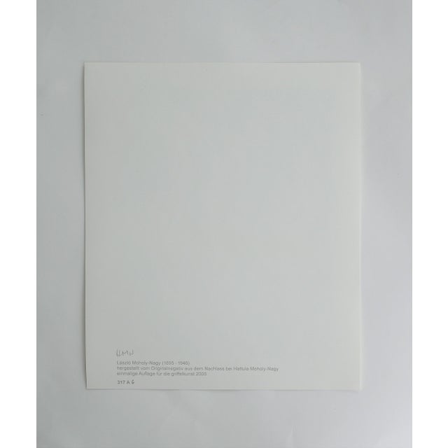 Bauhaus Limited Edition Licht-Raum Modulator Photograph László Moholy-Nagy Bauhaus Griffelkunst For Sale - Image 3 of 4