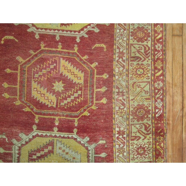 Contemporary Fine Antique Turkish Sivas Rug For Sale - Image 3 of 6