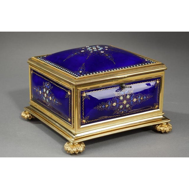 Napoleon III Enamel Box, Bresse, 1860 For Sale - Image 3 of 18