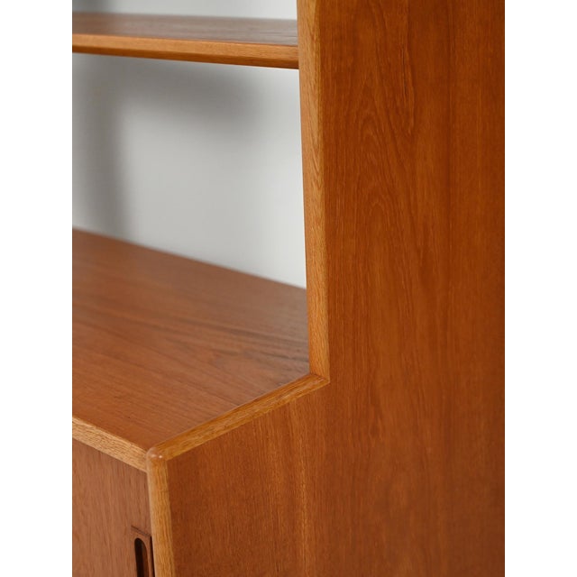 Scandinavian Teak Bookcase, 1960s For Sale - Image 10 of 12