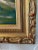 Late 20th Century Original Hollywood Regency Post Impressionist Painting a Walk in the Park, Oil on Wood, Framed For Sale - Image 11 of 12