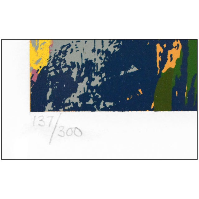 1980s Cafe De Là Paix Modern Serigraph on Paper LeRoy Neiman For Sale In Minneapolis - Image 6 of 7