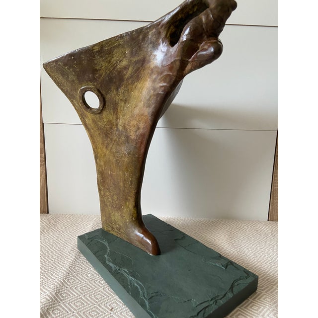Ortiz, Boat Prow and Mermaid, 1970s, Bronze For Sale - Image 10 of 13