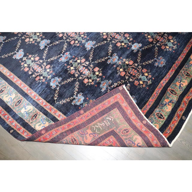 Stunning Persian Kashkuli Wool Rug Rug For Sale - Image 10 of 12
