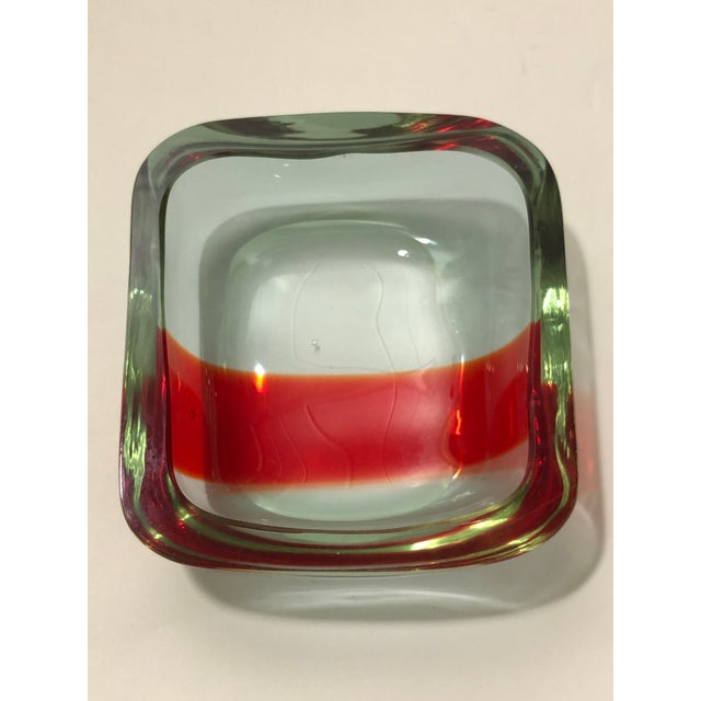 Mid 20th Century Murano Sommerso Alexandrite Glass Geode Bowl For Sale - Image 14 of 14