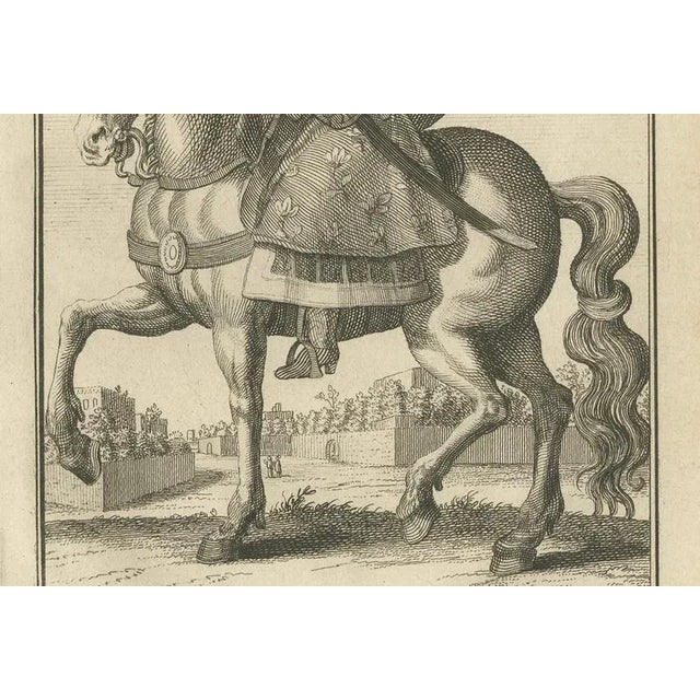 Mounted Persian Soldier Safavid Military Costume, 1800s, Paper For Sale - Image 5 of 10