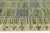Textile Modern Swedish-Style Flatweave Wool Rug – Moss Green & Slate Blue Geometric Grid For Sale - Image 7 of 10