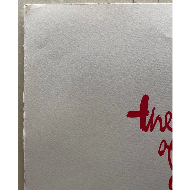 Red Rare 1978 Michael Vollbracht '20th Anniversary Opera Co of Boston' Signed Print For Sale - Image 8 of 10