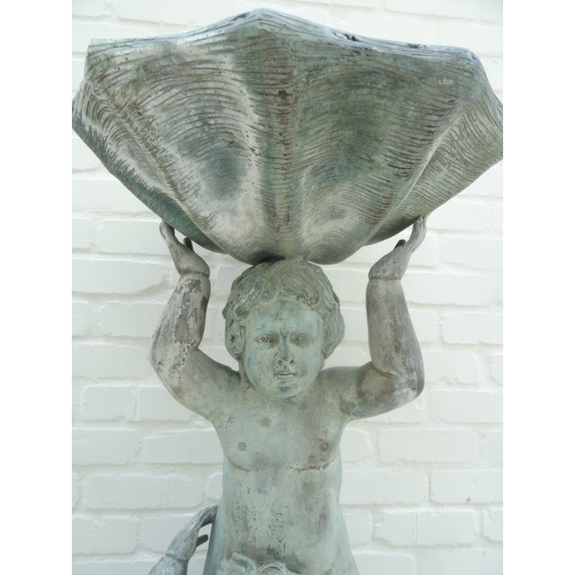 Italian Vintage Bronze Italian Fountain For Sale - Image 3 of 12