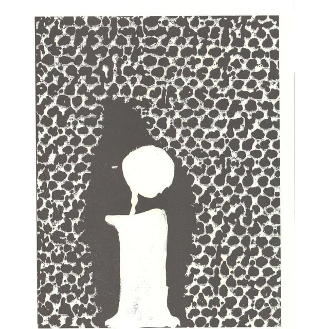 David Hockney, I from Hockneys Alphabet, Lithograph, Framed For Sale