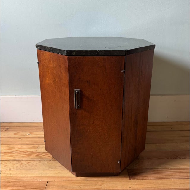 1950s Harvey Probber Style Octaganol Side Table For Sale - Image 10 of 10