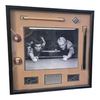 Shadowbox Display 1986 "Color of Money" ~ Man Cave Memorabilia For Sale