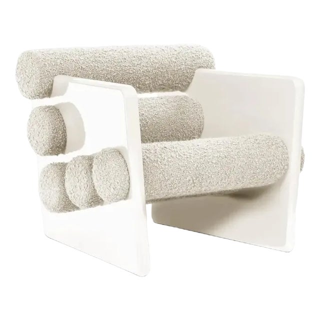 Charles Cormo Chalk Armchair by Royal Stranger For Sale