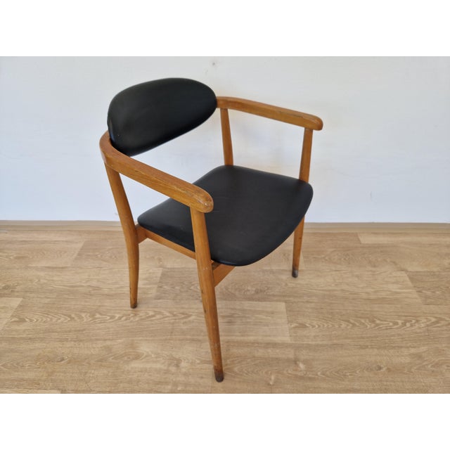 Mid-Century Scandinavian Style Chair attributed to Antonin Suman from TON, 1960s For Sale - Image 4 of 14