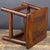 African Vintage Chinese Ming Style African Rosewood Square Stool With Rich Grain For Sale - Image 3 of 9